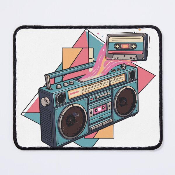 Item preview, Retro Boombox Cassette Tape Vaporwave 80s Style designed and sold by AinulArtStor.