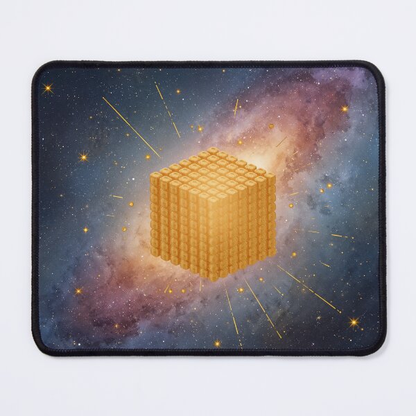 Item preview, Golden Bead Galaxy — Montessori Cosmic Math Art designed and sold by MforMontessori.