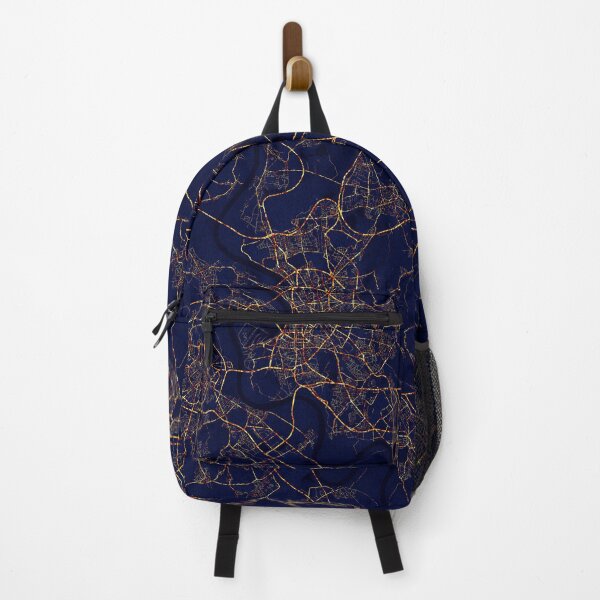 Item preview, Dusseldorf, Germany Map - City At Night designed and sold by deMAP.