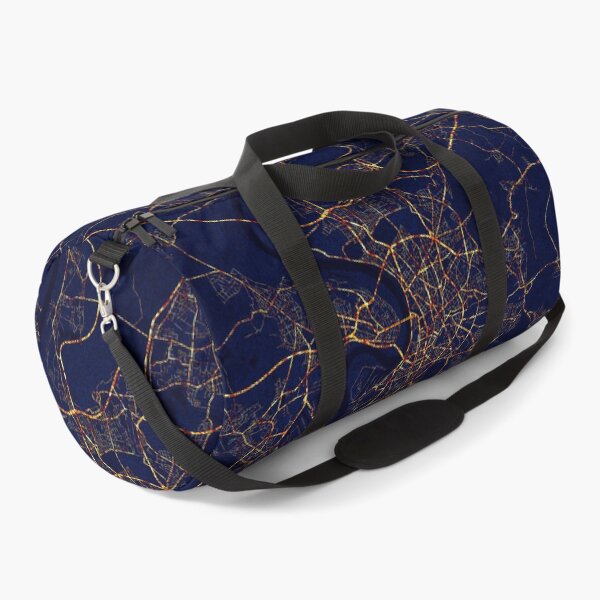 Item preview, Dusseldorf, Germany Map - City At Night designed and sold by deMAP.