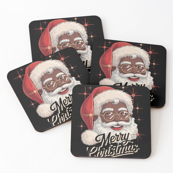 Item preview, African American Santa Christmas Black Xmas designed and sold by LouisaOReilly.