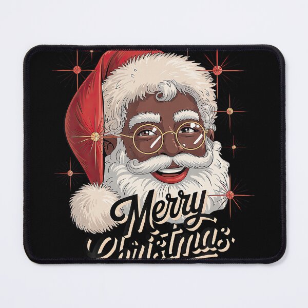 Item preview, African American Santa Christmas Black Xmas designed and sold by LouisaOReilly.