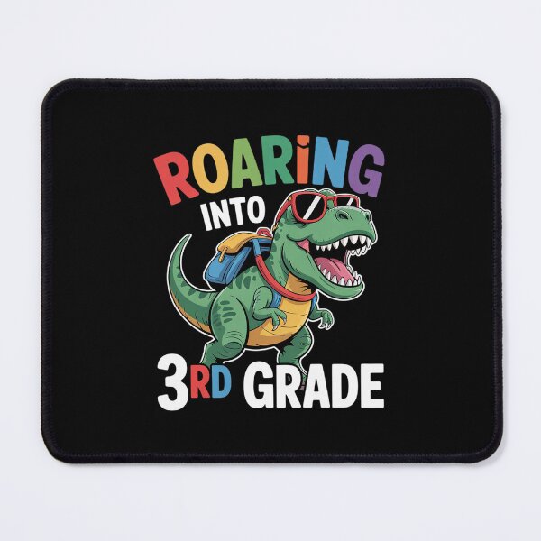 Item preview, Roaring Into 3rd Grade Boys Dinosaur T Rex Back to School designed and sold by CombatTask.