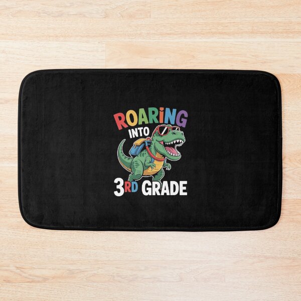 Item preview, Roaring Into 3rd Grade Boys Dinosaur T Rex Back to School  designed and sold by CombatTask.