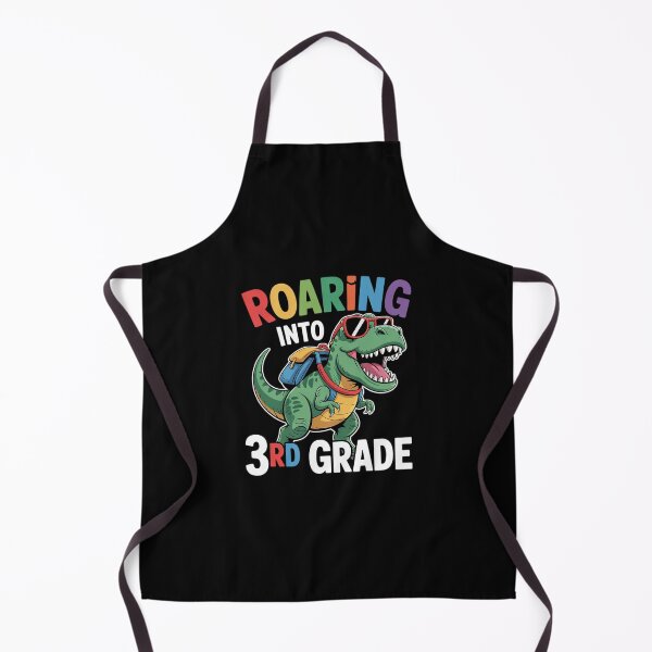 Item preview, Roaring Into 3rd Grade Boys Dinosaur T Rex Back to School  designed and sold by CombatTask.
