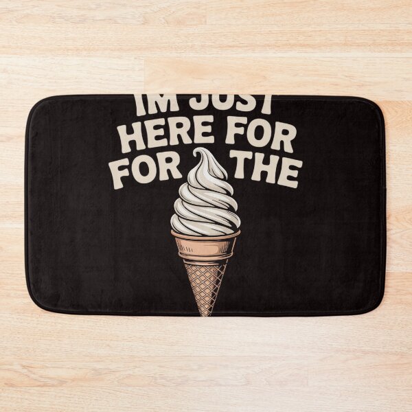 Item preview, I'm Just Here For The Ice Cream Meme Cute Vanilla Soft Serve designed and sold by RopboxRone.