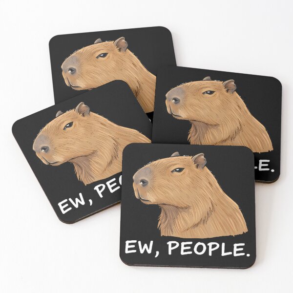 Item preview, Capybara Ew People Funny Sarcastic Humor designed and sold by LouisaOReilly.