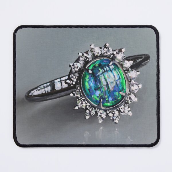 Item preview, Opal Ring designed and sold by ElleVictoriaArt.