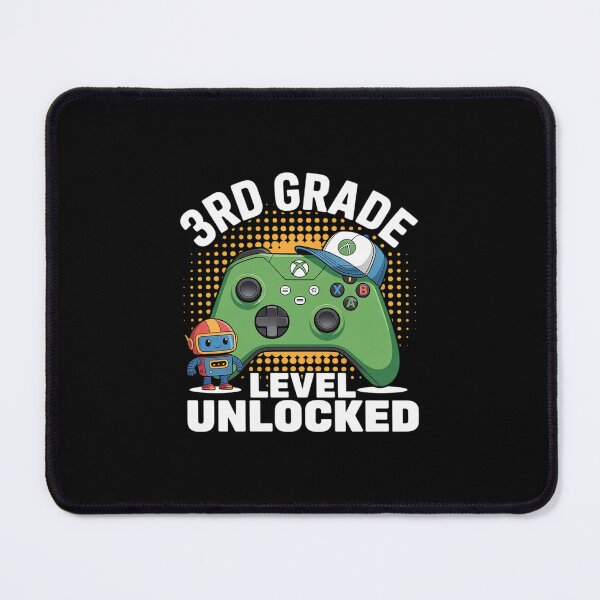 Item preview, Third Grade Level Unlocked Back to School Video Game Boys designed and sold by PowAcademy.