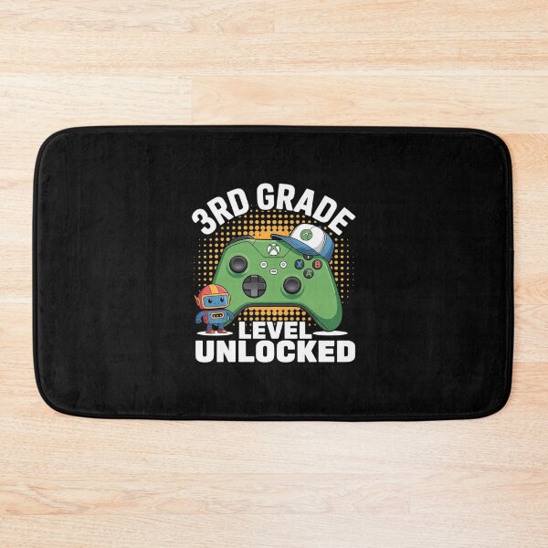Item preview, Third Grade Level Unlocked Back to School Video Game Boys  designed and sold by PowAcademy.