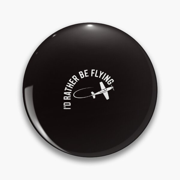 Item preview, I'd Rather Be Flying Airplane Pilot designed and sold by RopboxRone.