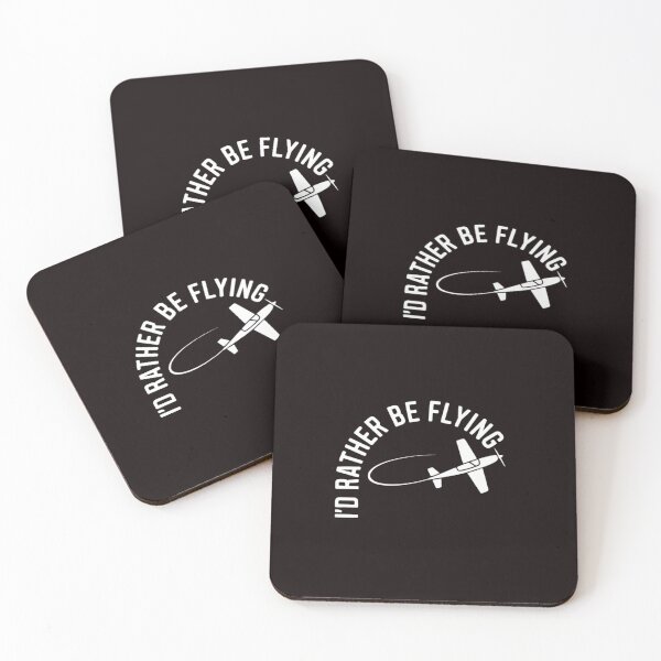 Item preview, I'd Rather Be Flying Airplane Pilot designed and sold by RopboxRone.
