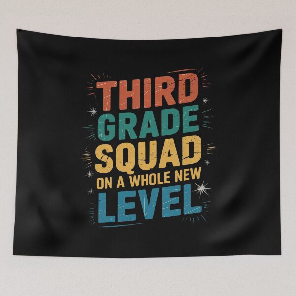 Item preview, Third Grade Squad On A Whole New Level Back To School  designed and sold by PowAcademy.
