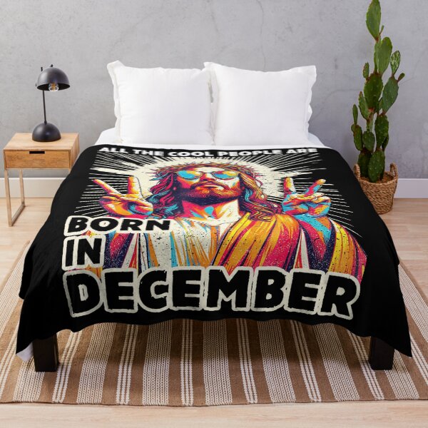 Item preview, Cool People Are Born In December Christian Christmas designed and sold by LouisaOReilly.