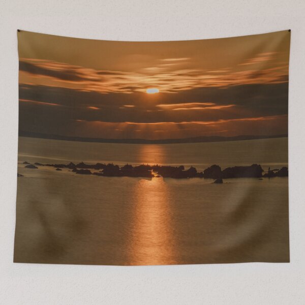 Item preview, The Shag Rocks at Sunrise - A Painterly Seascape designed and sold by Real Mindset Studio.