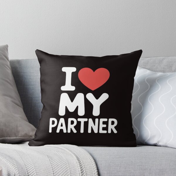 Item preview, I LOVE HEART MY PARTNER BETTER HALF WIFE HUSBAND SPOUSE designed and sold by RopboxRone.