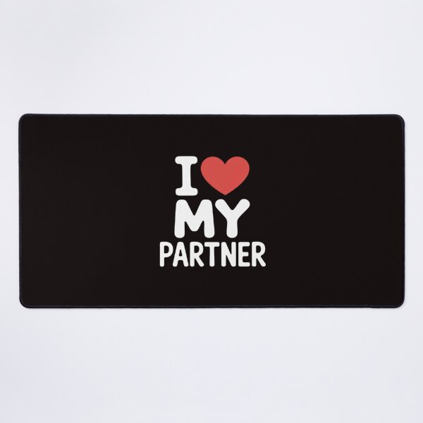 Item preview, I LOVE HEART MY PARTNER BETTER HALF WIFE HUSBAND SPOUSE designed and sold by RopboxRone.