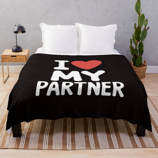 Item preview, I LOVE HEART MY PARTNER BETTER HALF WIFE HUSBAND SPOUSE designed and sold by RopboxRone.