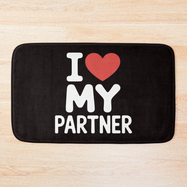 Item preview, I LOVE HEART MY PARTNER BETTER HALF WIFE HUSBAND SPOUSE designed and sold by RopboxRone.