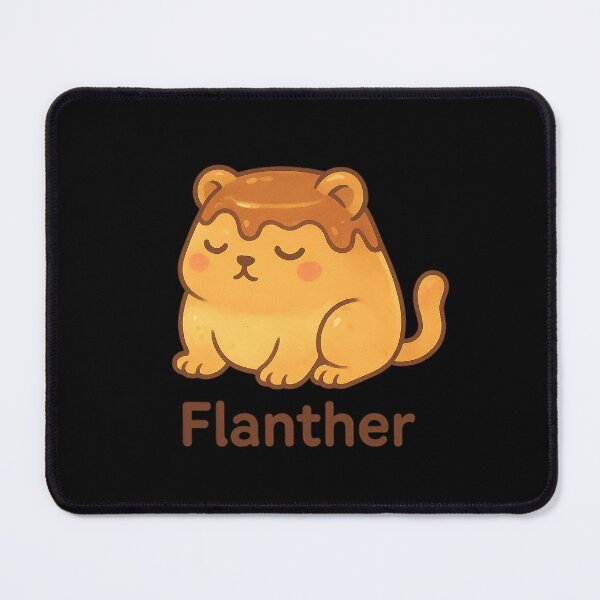 Item preview, Flanther — Kawaii Flan Panther designed and sold by Dream Machine.