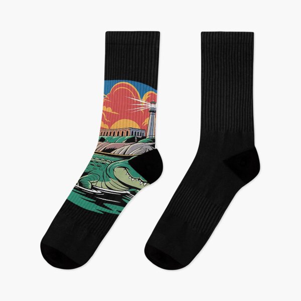 Item preview, Alligator Alcatraz – Florida Everglades Parody  designed and sold by PowAcademy.
