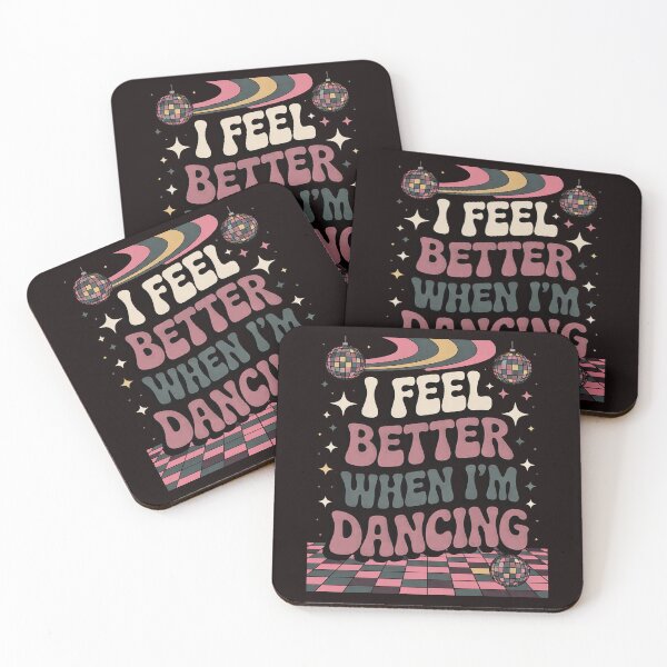 Item preview, I Feel Better When I'm Dancing Ballet Dancer Girl Art designed and sold by RopboxRone.