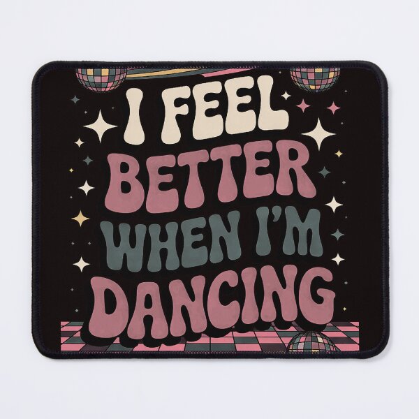 Item preview, I Feel Better When I'm Dancing Ballet Dancer Girl Art designed and sold by RopboxRone.