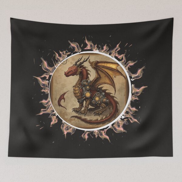 Item preview, bronze dragon fantasy creature design designed and sold by BandGTees.