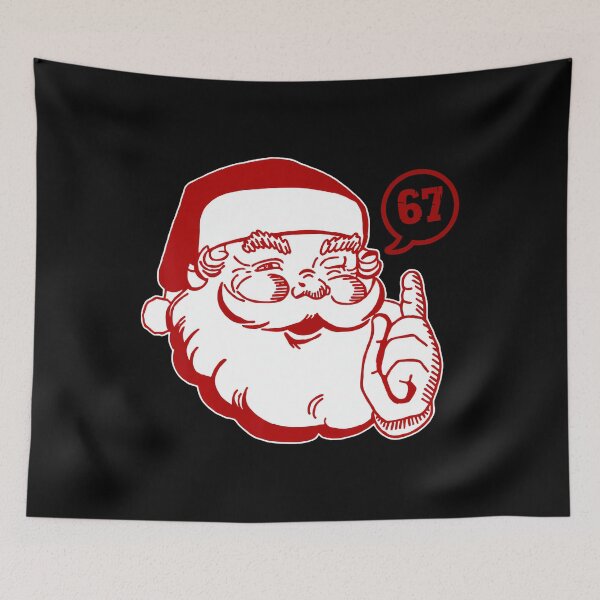 Item preview, Funny Santa Says Six Seven Christmas 67 Xmas Boys Teens Kids designed and sold by LouisaOReilly.