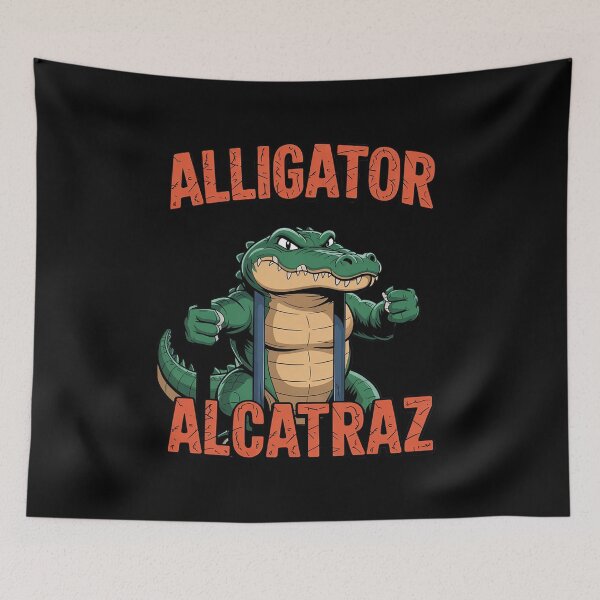 Aperçu de l'œuvre Alligator Alcatraz créée et vendue par CombatTask.