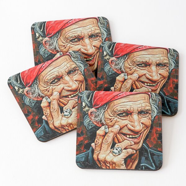 Item preview, Rock 'n' Roll Legend | Keith Richards "Keef" Pop Art Portrait designed and sold by Art's Diner.