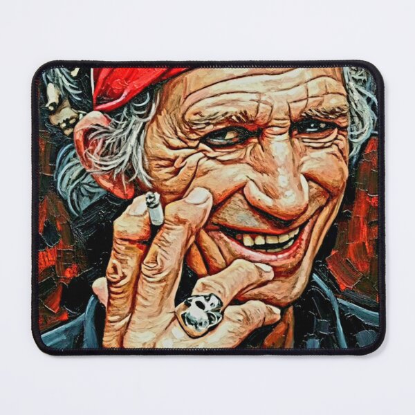Item preview, Rock 'n' Roll Legend | Keith Richards "Keef" Pop Art Portrait designed and sold by Art's Diner.