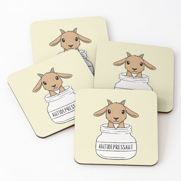 Item preview, Funny Goat Anti Depressant Animal Lover Zoo Boys Girls Kids designed and sold by rafaeltto.