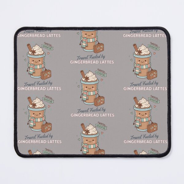 Item preview, Holiday Travel Chaos – Travel Fueled by Gingerbread Lattes 2 designed and sold by PIXelayDesigns.