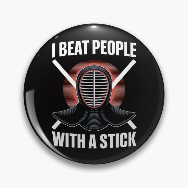 Item preview, I Beat People With A Stick Aikido Kendo designed and sold by Silicula.