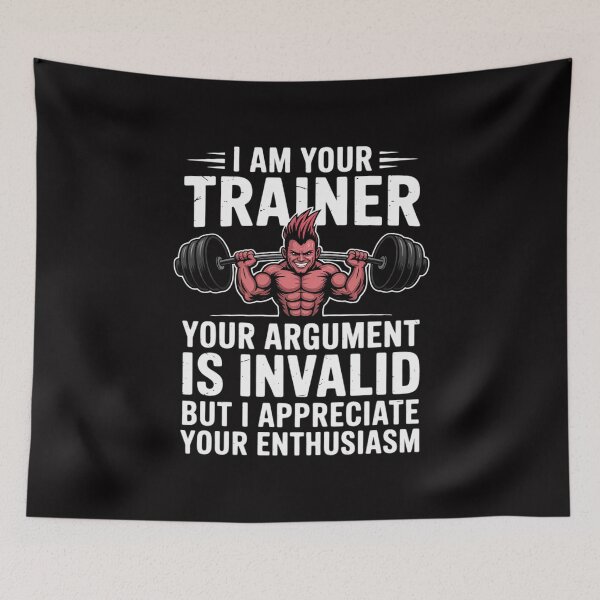 Item preview, I Am Your Trainer Personal Trainer fitness gym Gift designed and sold by Silicula.