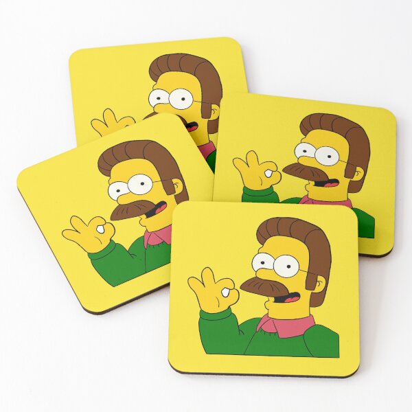 Item preview, "Okily Dokily!" Flanders designed and sold by Alicia.Makes.Art.