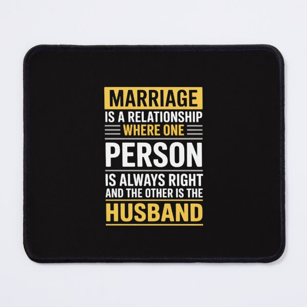 Item preview, Husband Wife Marriage is A Relationship for Men Women designed and sold by Silicula.