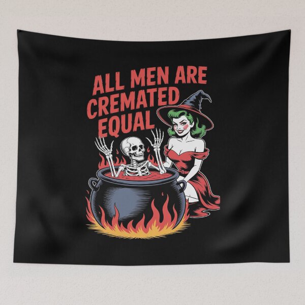 Item preview, All Men Are Created Equal Feminist Halloween Spooky Trick designed and sold by ryukaizox1.
