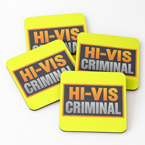 Item preview, Hi-Vis Criminal - Yellow designed and sold by kiwioffcuts.