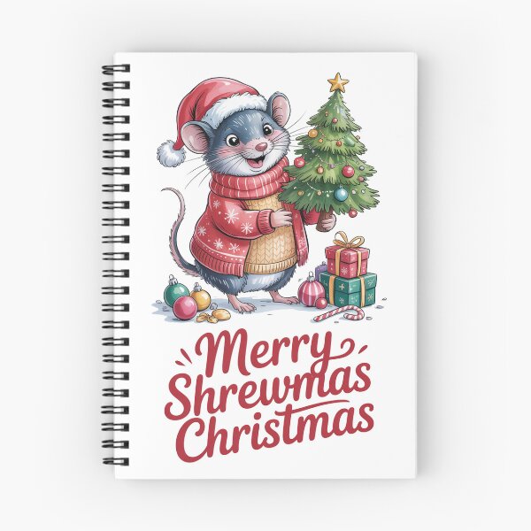 Item preview, Christmas Shrew T-Shirt – Kawaii Holiday Mouse Design, Funny Winter Animal Tee, Cute Xmas Gift Idea for Kids & Adults designed and sold by kaka8888.