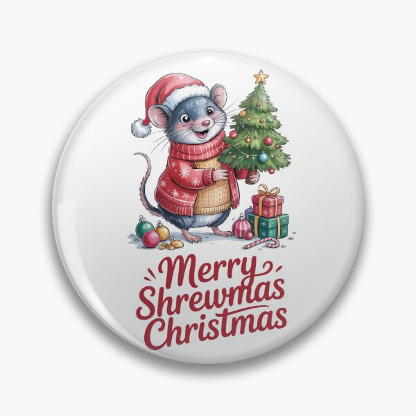 Item preview, Christmas Shrew T-Shirt – Kawaii Holiday Mouse Design, Funny Winter Animal Tee, Cute Xmas Gift Idea for Kids & Adults designed and sold by kaka8888.