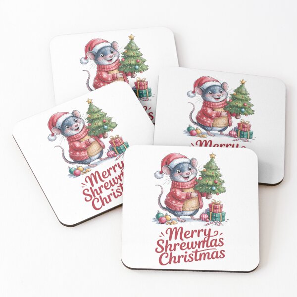 Item preview, Christmas Shrew T-Shirt – Kawaii Holiday Mouse Design, Funny Winter Animal Tee, Cute Xmas Gift Idea for Kids & Adults designed and sold by kaka8888.