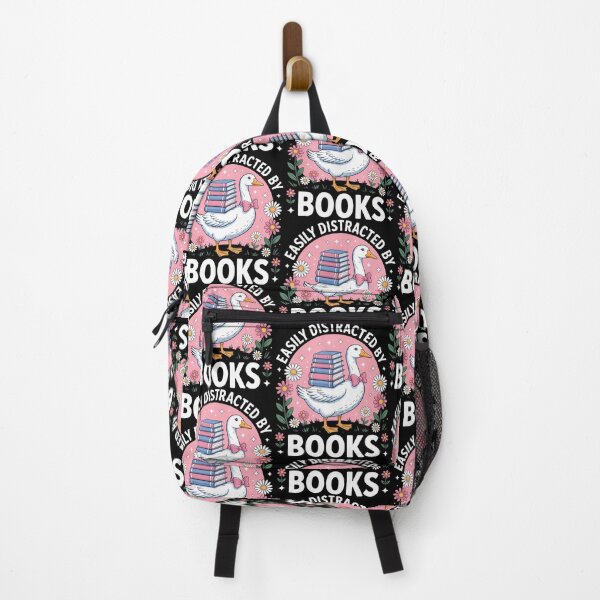Item preview, Easily Distracted By Books Duck Lover Funny Reading designed and sold by RuthSheila.