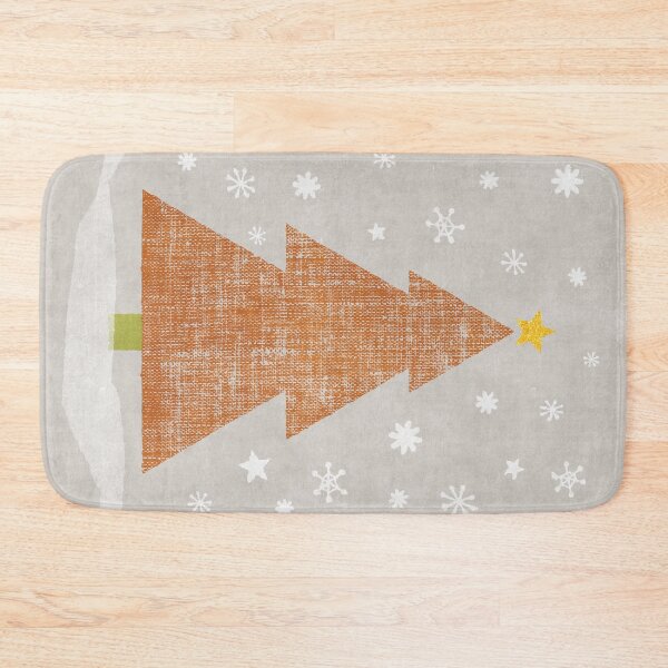 Item preview, Minimalist Christmas Tree with Snowflakes designed and sold by FAROSSTUDIO.