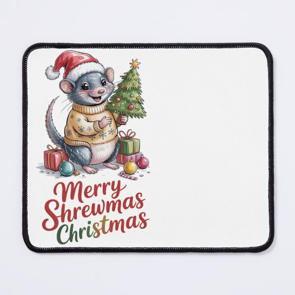 Item preview, Christmas Shrew T-Shirt – Kawaii Holiday Mouse Design, Funny Winter Animal Tee, Cute Xmas Gift Idea for Kids & Adults designed and sold by kaka8888.