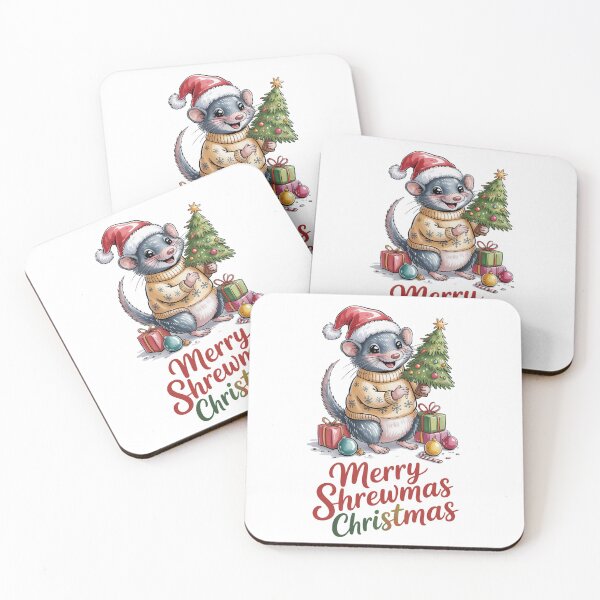 Item preview, Christmas Shrew T-Shirt – Kawaii Holiday Mouse Design, Funny Winter Animal Tee, Cute Xmas Gift Idea for Kids & Adults designed and sold by kaka8888.