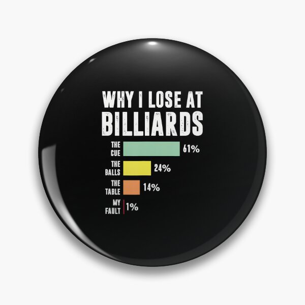 Item preview, Why I Lose At Billiards Billiards Player designed and sold by TashiaJerrie.