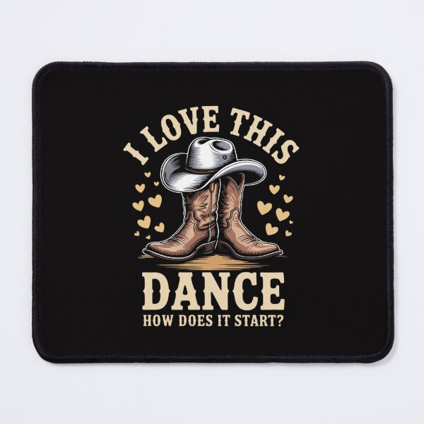 Item preview, How Does This Dance Start Line Dancer Country designed and sold by Silicula.
