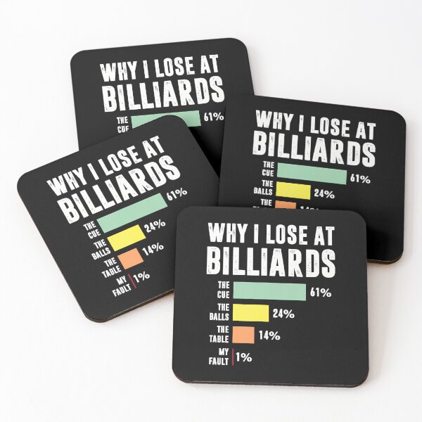 Item preview, Why I Lose At Billiards Billiards Player designed and sold by TashiaJerrie.